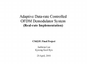 Performance Comparison