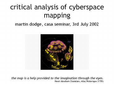 critical analysis of cyberspace mapping
