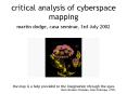 critical analysis of cyberspace mapping PowerPoint PPT Presentation