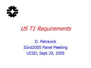 US T1 Requirements