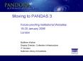 Moving to PANDAS 3 PowerPoint PPT Presentation