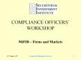 COMPLIANCE OFFICERS PowerPoint PPT Presentation