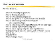 Overview and summary