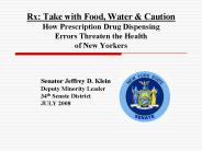 Rx: Take with Food, Water