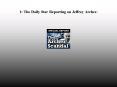 1: The Daily Star Reporting on Jeffrey Archer' PowerPoint PPT Presentation