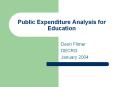 Public%20Expenditure%20Analysis%20for%20Education PowerPoint PPT Presentation