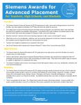 The Siemens Foundation, in partnership with the College Board, awards over $300,000 each year to AP students and to AP teachers and high schools. The Siemens Awards for Advanced Placement began in 1998 to support math and science education while PowerPoint PPT Presentation