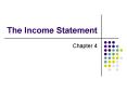 The Income Statement PowerPoint PPT Presentation