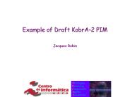 Example of Draft KobrA-2 PIM
