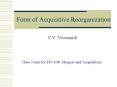Form of Acquisitive Reorganization PowerPoint PPT Presentation