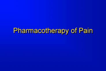 Nonopioid Analgesics and Adjuvants