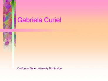 Gabriela Curiel