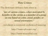 Hate Crimes