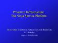 Proactive Infrastructure: The Ninja Service Platform PowerPoint PPT Presentation