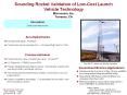 Sounding Rocket Validation of LowCost Launch Vehicle Technology Microcosm, Inc' Torrance, CA PowerPoint PPT Presentation