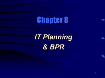 IT Planning