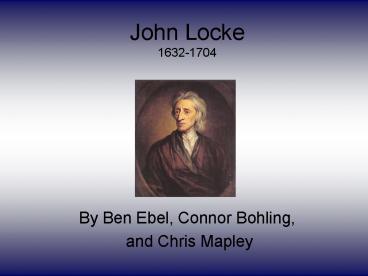John Locke 16321704