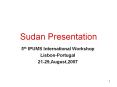 Sudan Presentation PowerPoint PPT Presentation