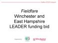 Fieldfare Winchester and East Hampshire LEADER funding bid PowerPoint PPT Presentation