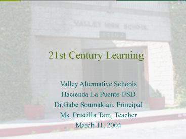 PowerPoint Presentation Individual Learning Plan