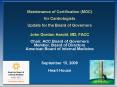 Maintenance of Certification MOC PowerPoint PPT Presentation