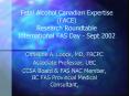 Fetal Alcohol Canadian Expertise FACE Research Roundtable International FAS Day Sept 2002 PowerPoint PPT Presentation