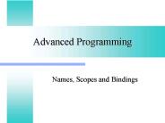Advanced Programming