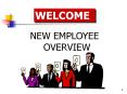 NEW EMPLOYEE OVERVIEW PowerPoint PPT Presentation