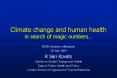 Climate change and human health in search of magic numbers PowerPoint PPT Presentation