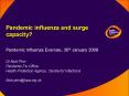 Pandemic influenza and surge capacity PowerPoint PPT Presentation