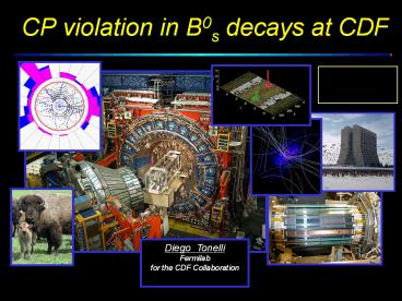 CP violation in B0s decays at CDF