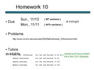 Homework 10