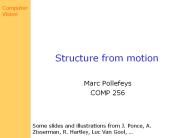 Structure from motion