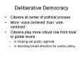 Deliberative Democracy PowerPoint PPT Presentation