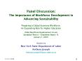 Panel Discussion: The Importance of Workforce Development in Advancing Sustainability Preparing a Gl PowerPoint PPT Presentation