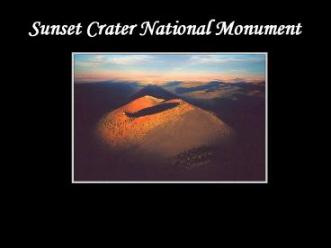 Sunset Crater National Monument