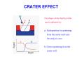 CRATER EFFECT PowerPoint PPT Presentation