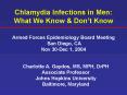 Chlamydia Infections in Men: PowerPoint PPT Presentation