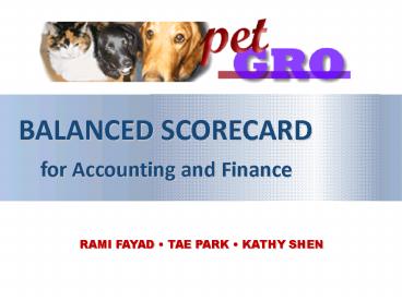 BALANCED SCORECARD