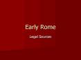 Early Rome PowerPoint PPT Presentation