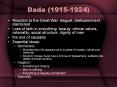 Dada (1915-1924) PowerPoint PPT Presentation