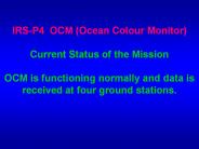 IRS-P4 OCM (Ocean Colour Monitor)