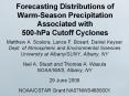 Forecasting Distributions of Warm-Season Precipitation Associated with 500-hPa Cutoff Cyclones PowerPoint PPT Presentation