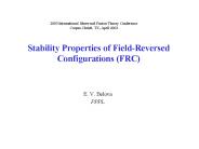 Stability Properties of Field-Reversed Configurations (FRC)