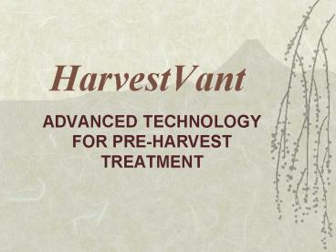 HarvestVant