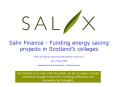 Salix Finance Funding energy saving projects in Scotlands colleges PowerPoint PPT Presentation