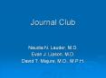 Journal Club PowerPoint PPT Presentation
