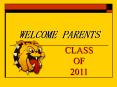 WELCOME PARENTS PowerPoint PPT Presentation