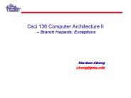 Csci 136 Computer Architecture II 