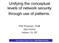 Unifying the conceptual levels of network security through use of patterns. PowerPoint PPT Presentation